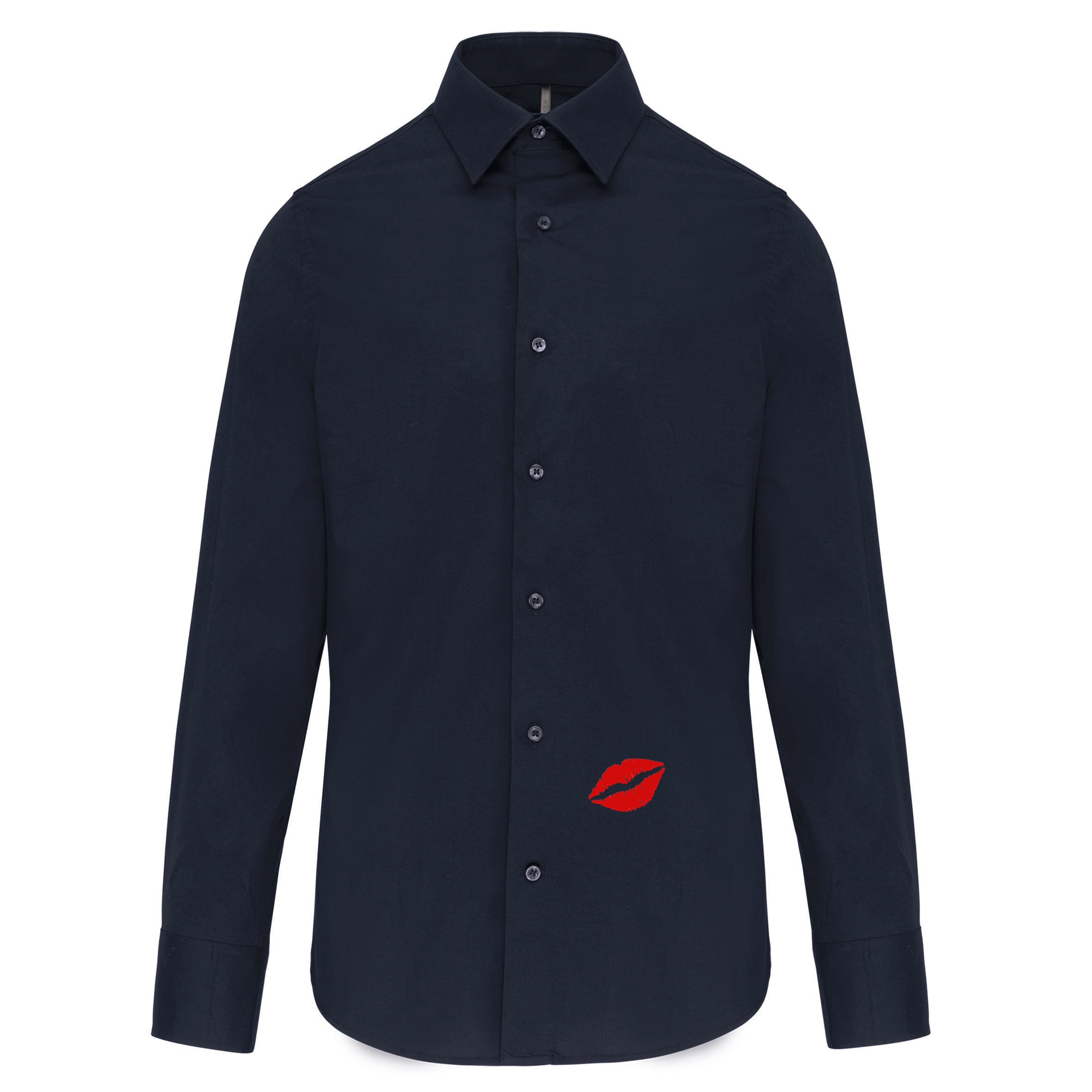 Camisa de homem de manga comprida com Stretch TOY