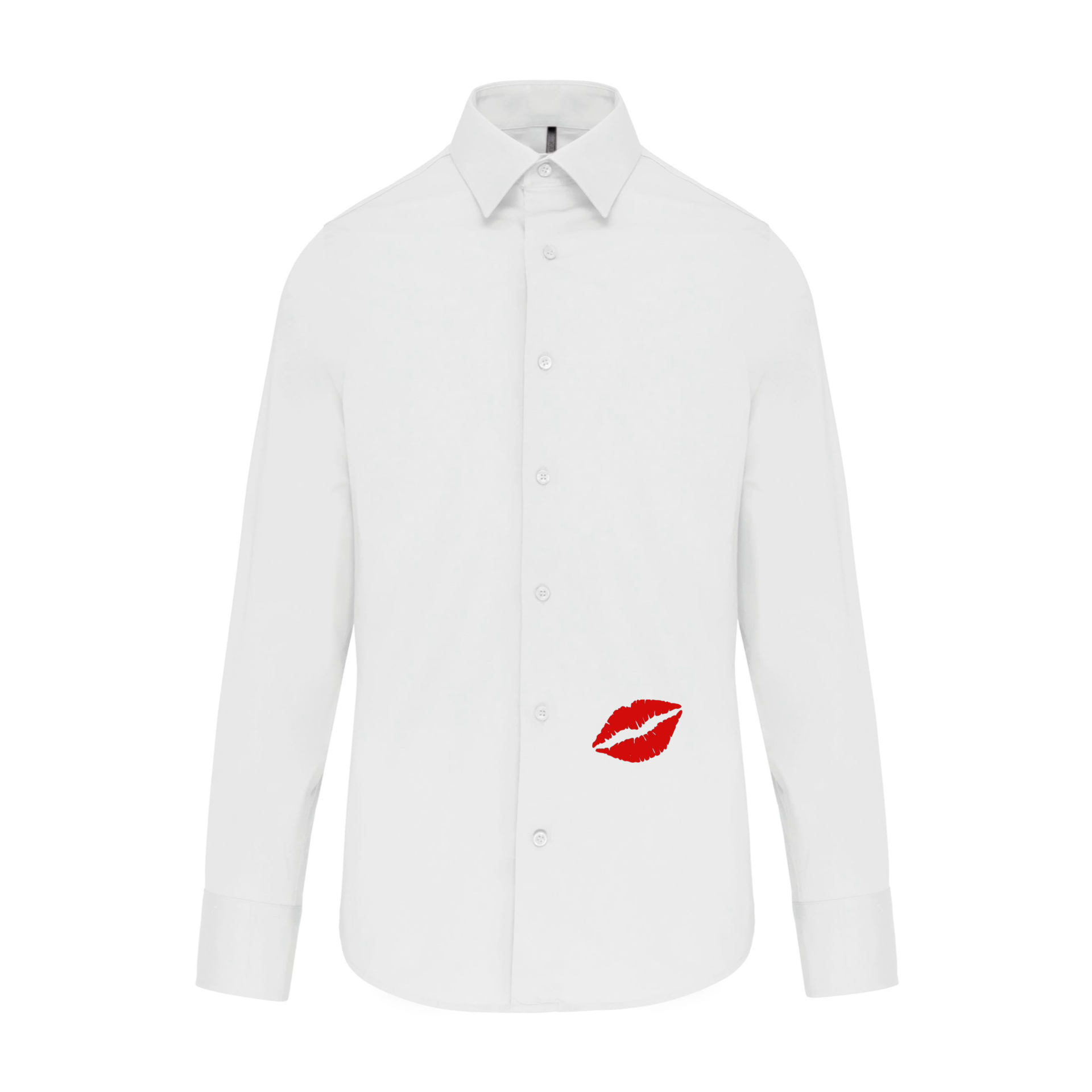 Camisa de homem de manga comprida com Stretch TOY